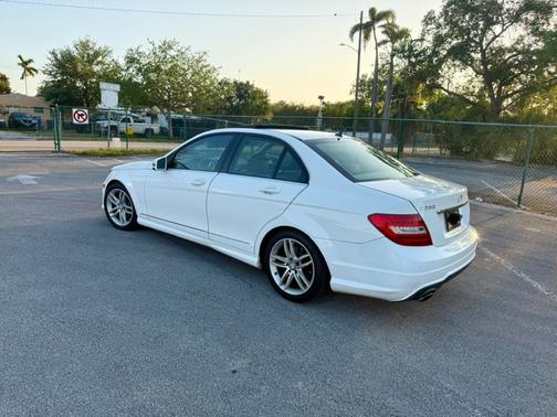 White 2014 Mercedes-Benz C-Class C 250 Luxury