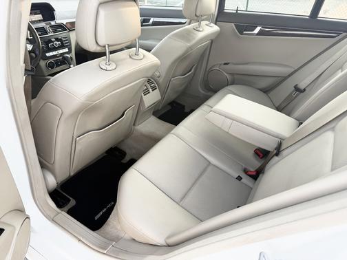 White 2014 Mercedes-Benz C-Class C 250 Luxury