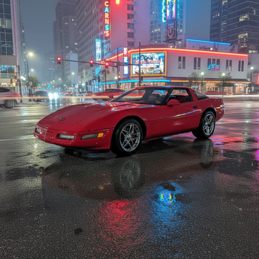 Red 1996 Chevrolet Corvette Base