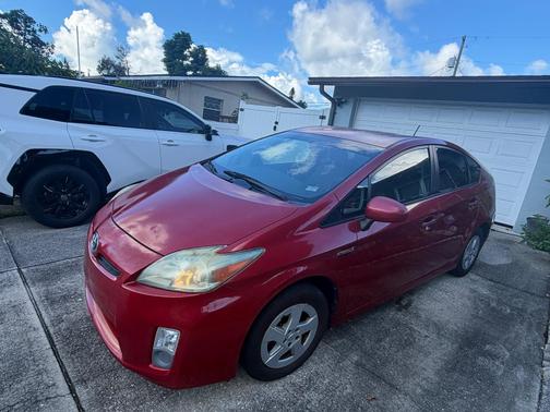 Red 2010 Toyota Prius III