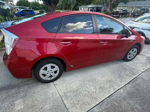 Red 2010 Toyota Prius III