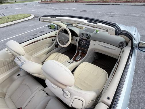 Silver 2006 Mercedes-Benz CLK-Class 350 Cabriolet
