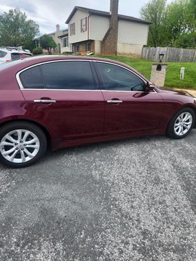 Red 2012 Hyundai Genesis 3.8