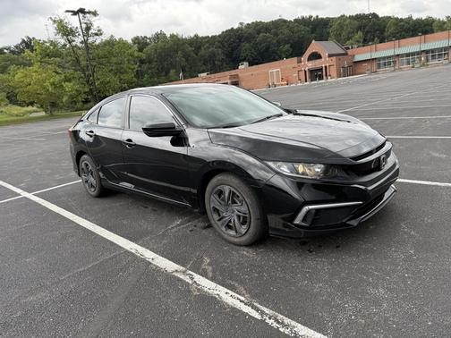 Black 2019 Honda Civic LX