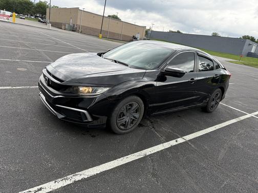 Black 2019 Honda Civic LX