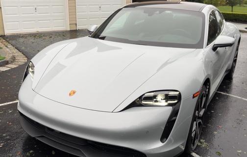Gray 2022 Porsche Taycan Taycan 4S