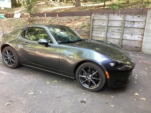 Gray 2017 Mazda MX-5 Miata RF Grand Touring