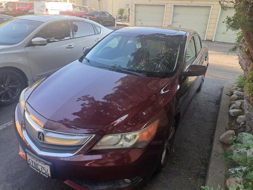 Red 2013 Acura ILX 2.4L Premium