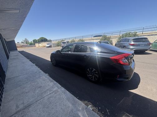 Black 2017 Honda Civic EX