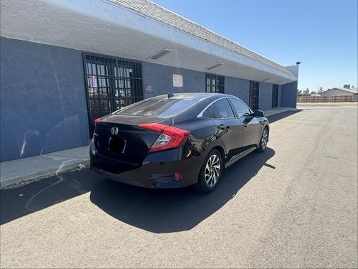 Black 2017 Honda Civic EX