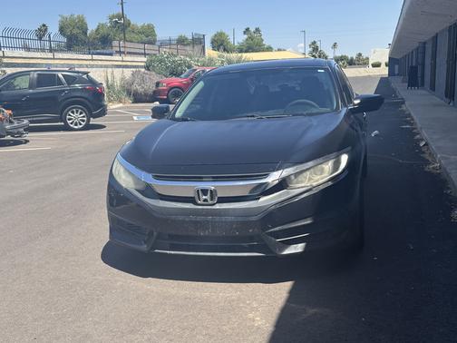Black 2017 Honda Civic EX