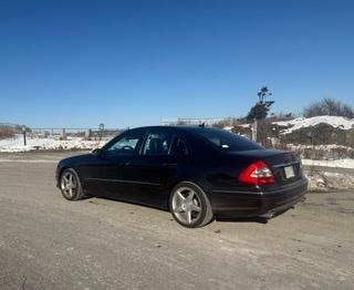 Black 2008 Mercedes-Benz E-Class E 550 4MATIC