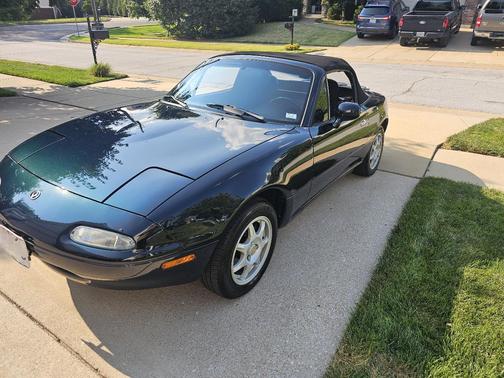 Blue 1997 Mazda MX-5 Miata Base