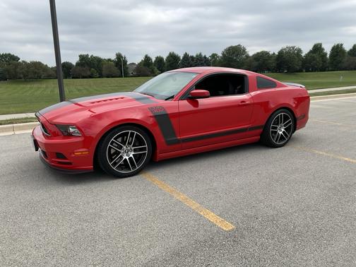 Red 2013 Ford Mustang Boss 302