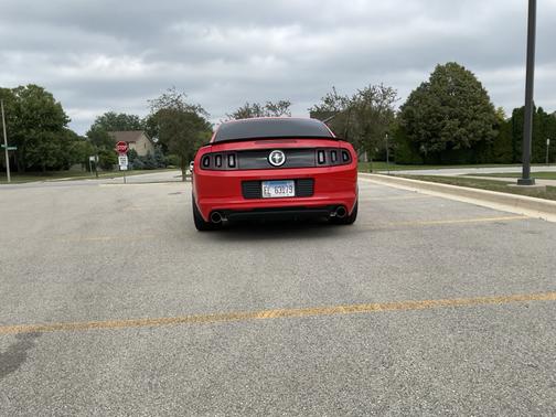 Red 2013 Ford Mustang Boss 302