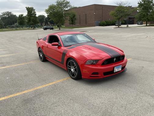Red 2013 Ford Mustang Boss 302