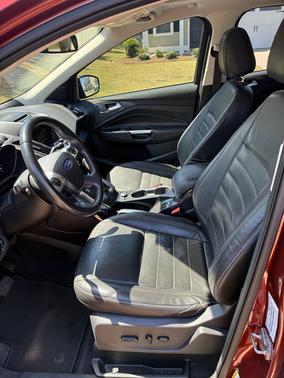 Red 2015 Ford Escape Titanium