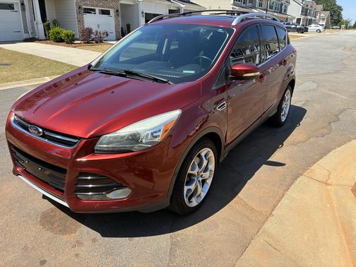 Red 2015 Ford Escape Titanium