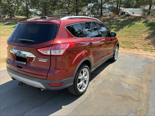 Red 2015 Ford Escape Titanium