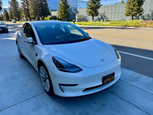 White 2023 Tesla Model 3 Long Range
