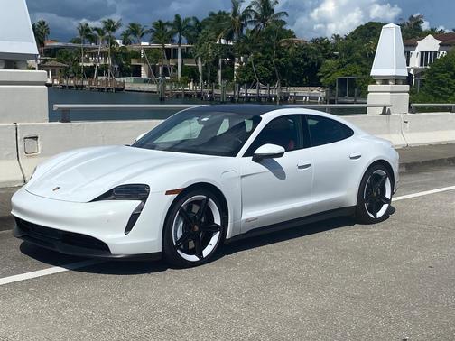 White 2021 Porsche Taycan Taycan