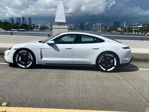 White 2021 Porsche Taycan Taycan