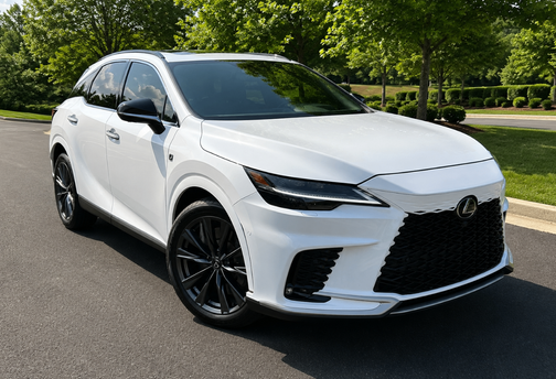 White 2024 Lexus RX 350 F SPORT Handling