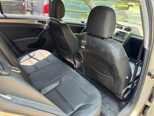Beige 2015 Volkswagen Golf SportWagen TDI SEL 4-Door