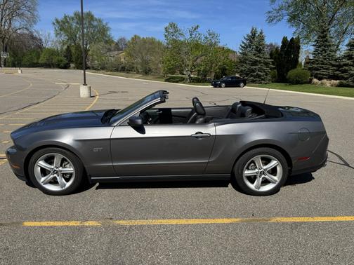 Gray 2010 Ford Mustang GT Premium