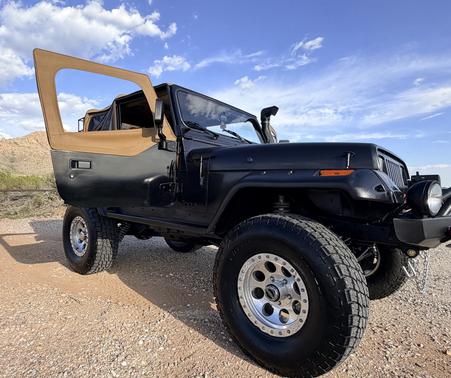 Black 1995 Jeep Wrangler SE 4WD