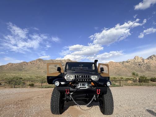 Black 1995 Jeep Wrangler SE 4WD