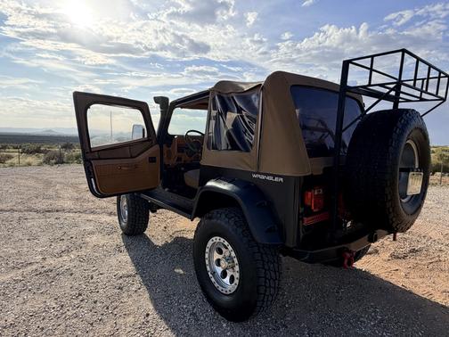 Black 1995 Jeep Wrangler SE 4WD
