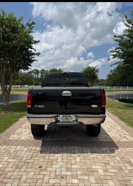 Black 2002 Ford F-350 Lariat