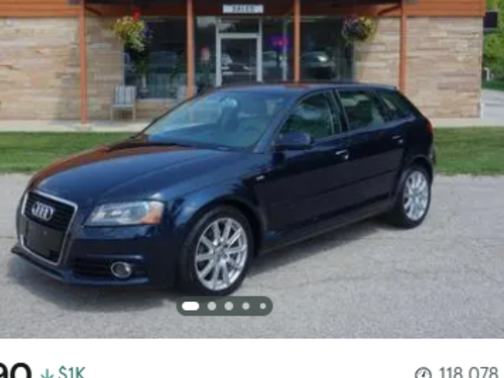 Black 2013 Audi A3 2.0T Premium Plus quattro