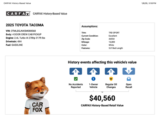 2025 Toyota Tacoma TRD Sport