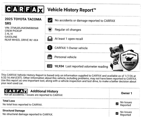 2025 Toyota Tacoma TRD Sport
