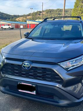Gray 2020 Toyota RAV4 Hybrid XLE