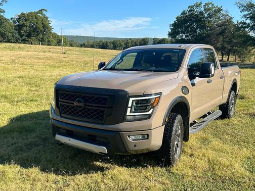 Beige 2020 Nissan Titan XD PRO-4X