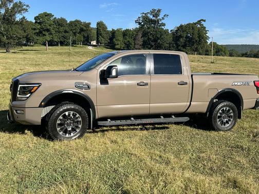 Beige 2020 Nissan Titan XD PRO-4X