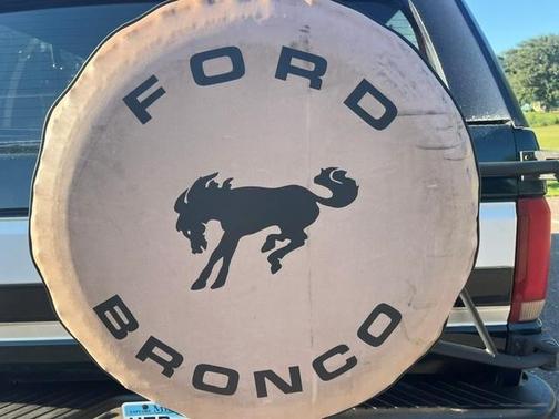 Green 1993 Ford Bronco XLT