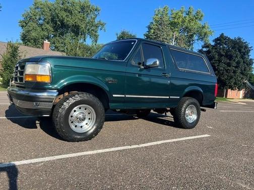 Green 1993 Ford Bronco XLT
