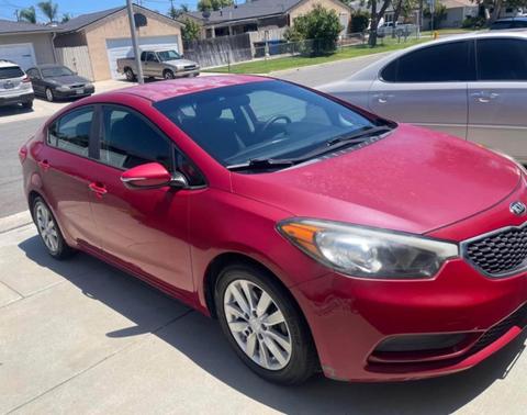 Red 2016 Kia Forte LX