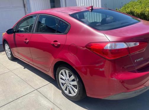 Red 2016 Kia Forte LX