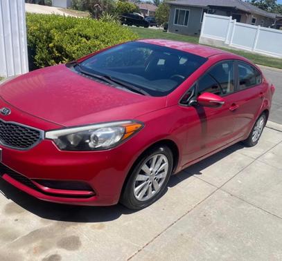 Red 2016 Kia Forte LX