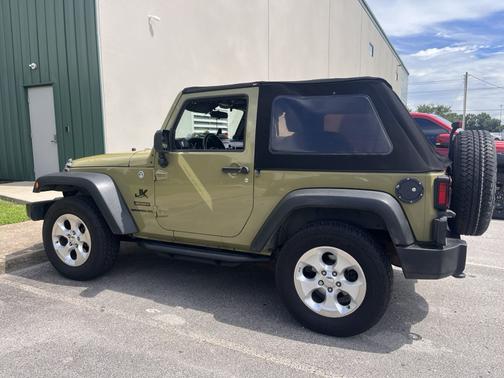 Green 2013 Jeep Wrangler Sport