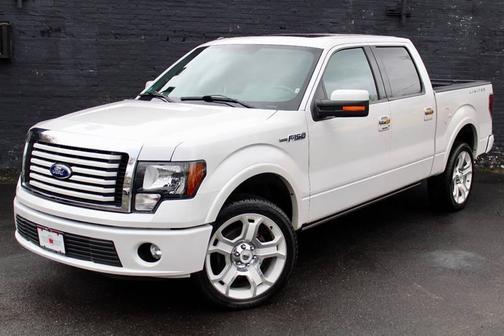 White 2011 Ford F-150 Lariat Limited