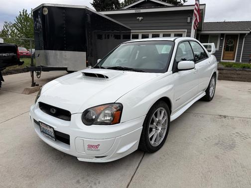 White 2005 Subaru Impreza WRX Sti