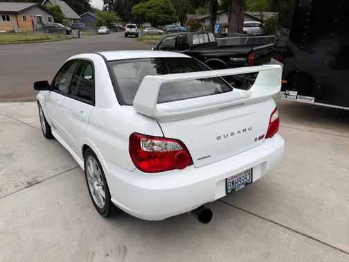 White 2005 Subaru Impreza WRX Sti