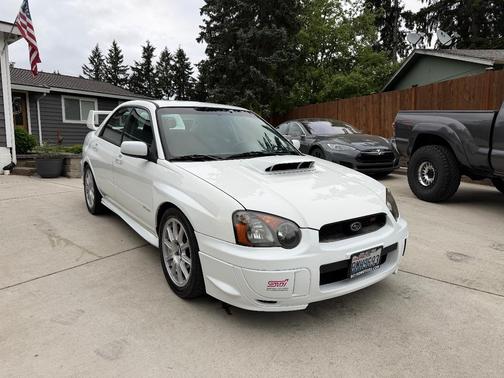 White 2005 Subaru Impreza WRX Sti