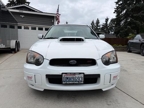 White 2005 Subaru Impreza WRX Sti